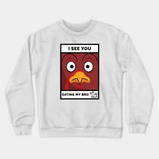 Funny Chicken deisgn for Thanksgiving Crewneck Sweatshirt